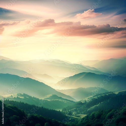 sunrise in the mountains © DawidRuju
