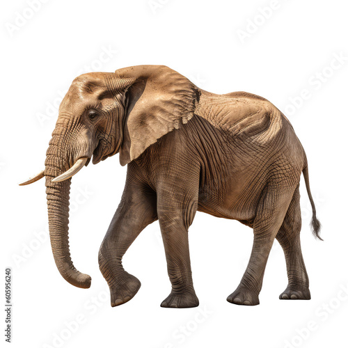 elephant on a transparant background  PNG  Generative Ai