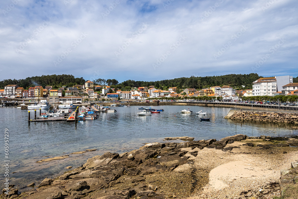 The fishermen village of Camarinas in Galicia, Spain