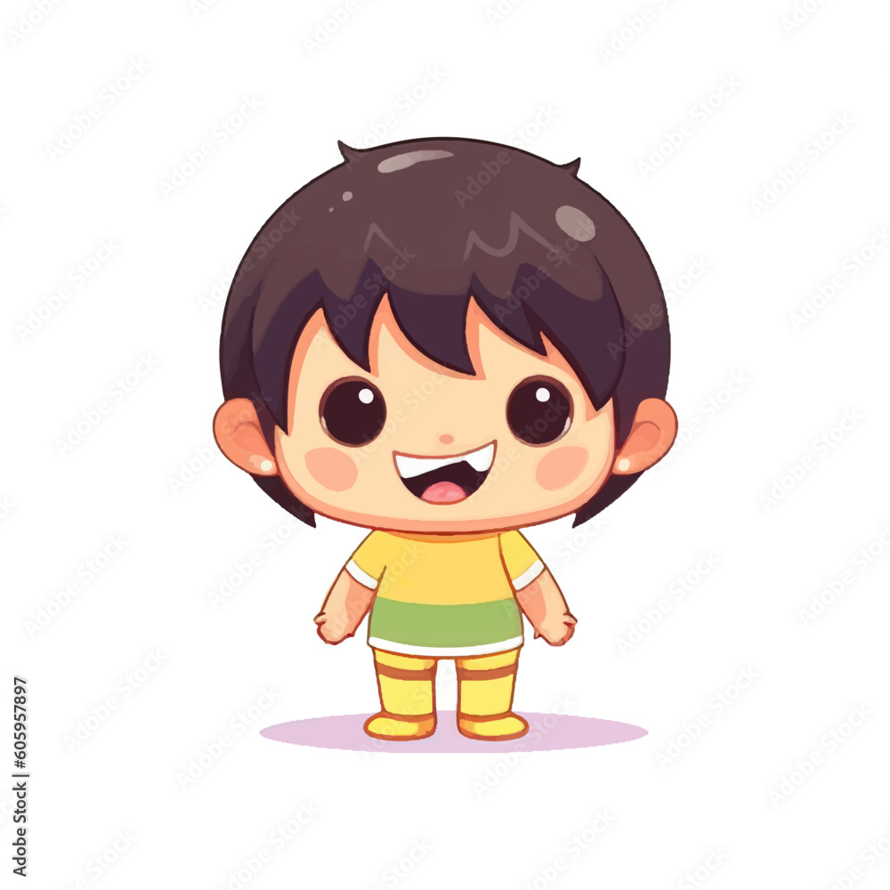 cute children cartoon character vector illustration cute children cartoon character vector illustration