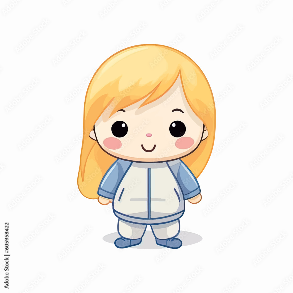cute children cartoon character vector illustration cute children cartoon character vector illustration