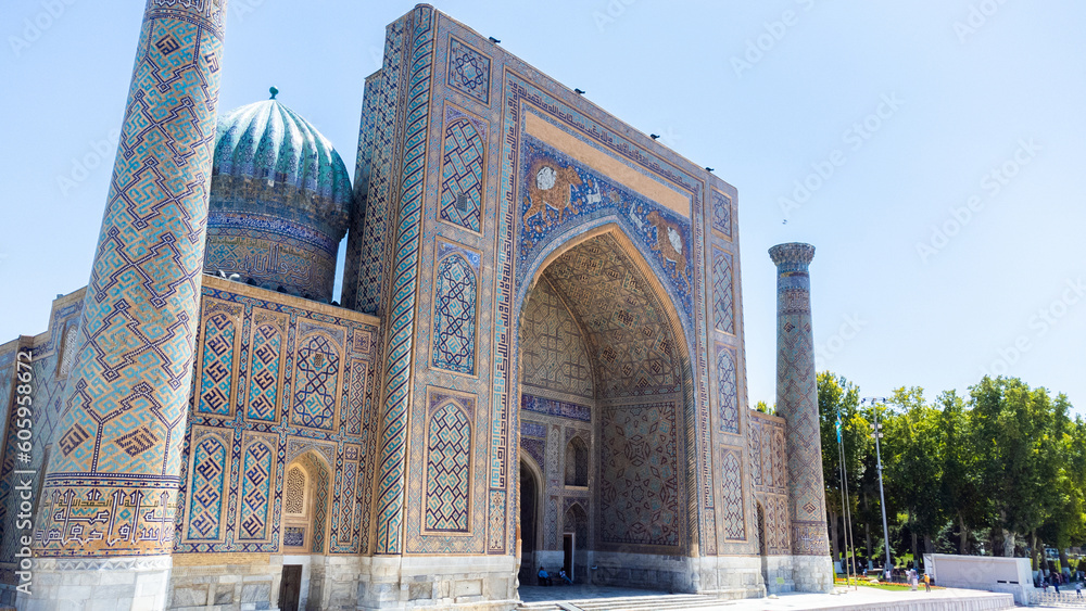 Registan Square in Samarkand Uzbekistan
