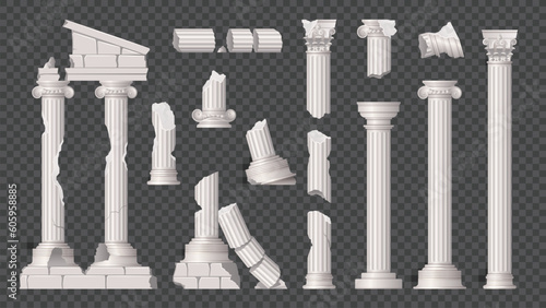 Realistic Ancient Ruins Set