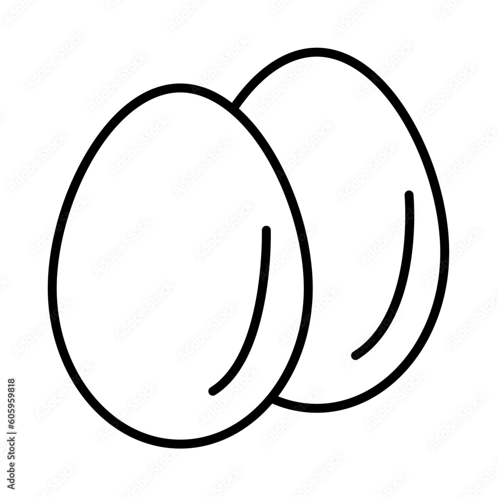 RAW EGG design vector icon design vector line icon svg RAW EGG design vector icon design vector line icon svg