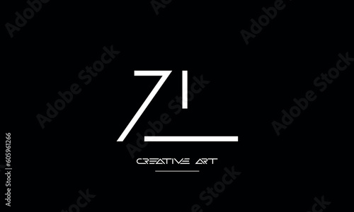 ZL, LZ, Z, L abstract letters logo monogram photo