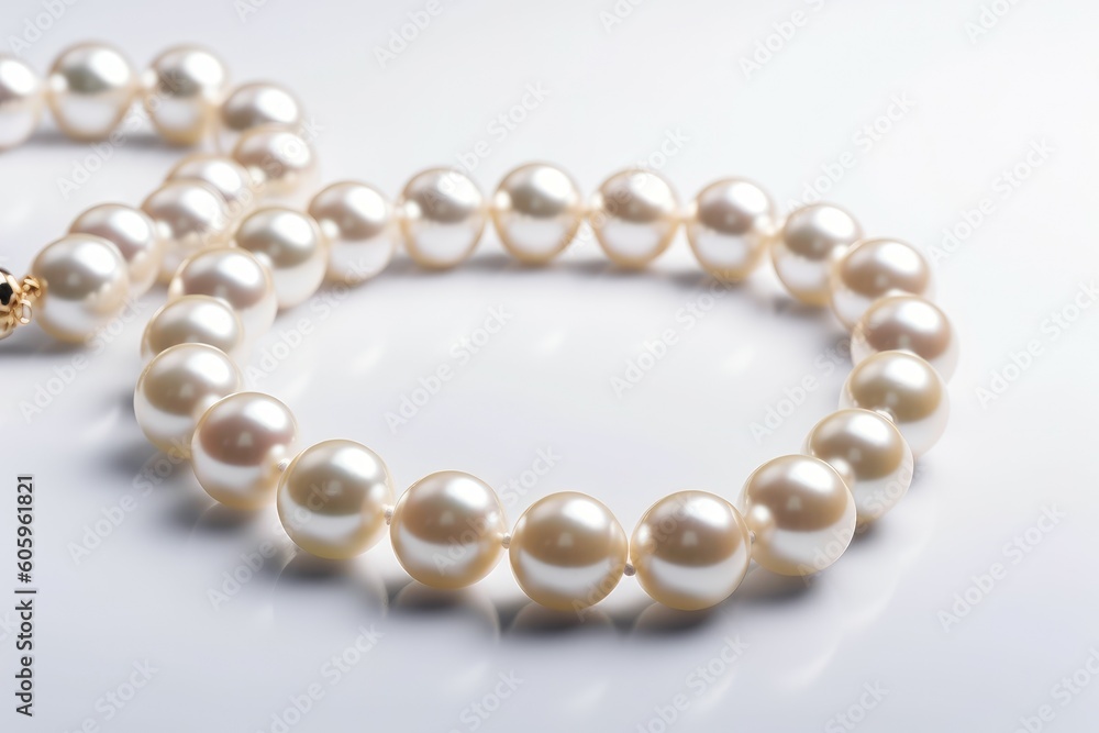 Pearl necklace bride. Generate Ai Pearl necklace bride. Generate Ai