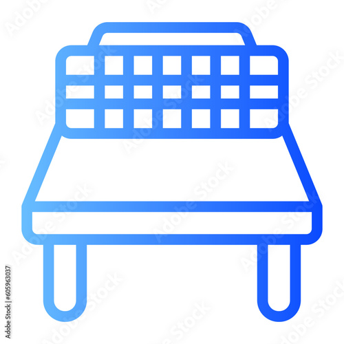 table tennis gradient icon