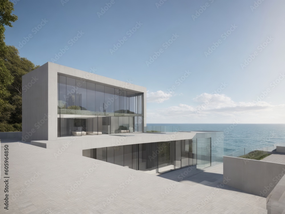 A picture of an future house volume nine created with generative ai, ki A picture of an future house volume nine created with generative ai, ki