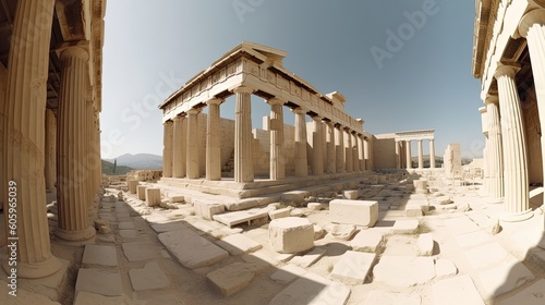 Step back in time and experience the splendor of the Parthenon through a captivating tour that unravels the secrets of ancient Greek civilization. Generated by AI.