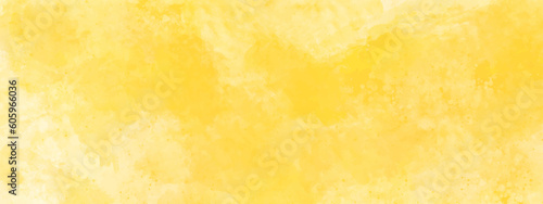 Abstract bright texture of yellow paint background. Yellow paint background, beautiful watercolor background for your design. Vector EPS 10