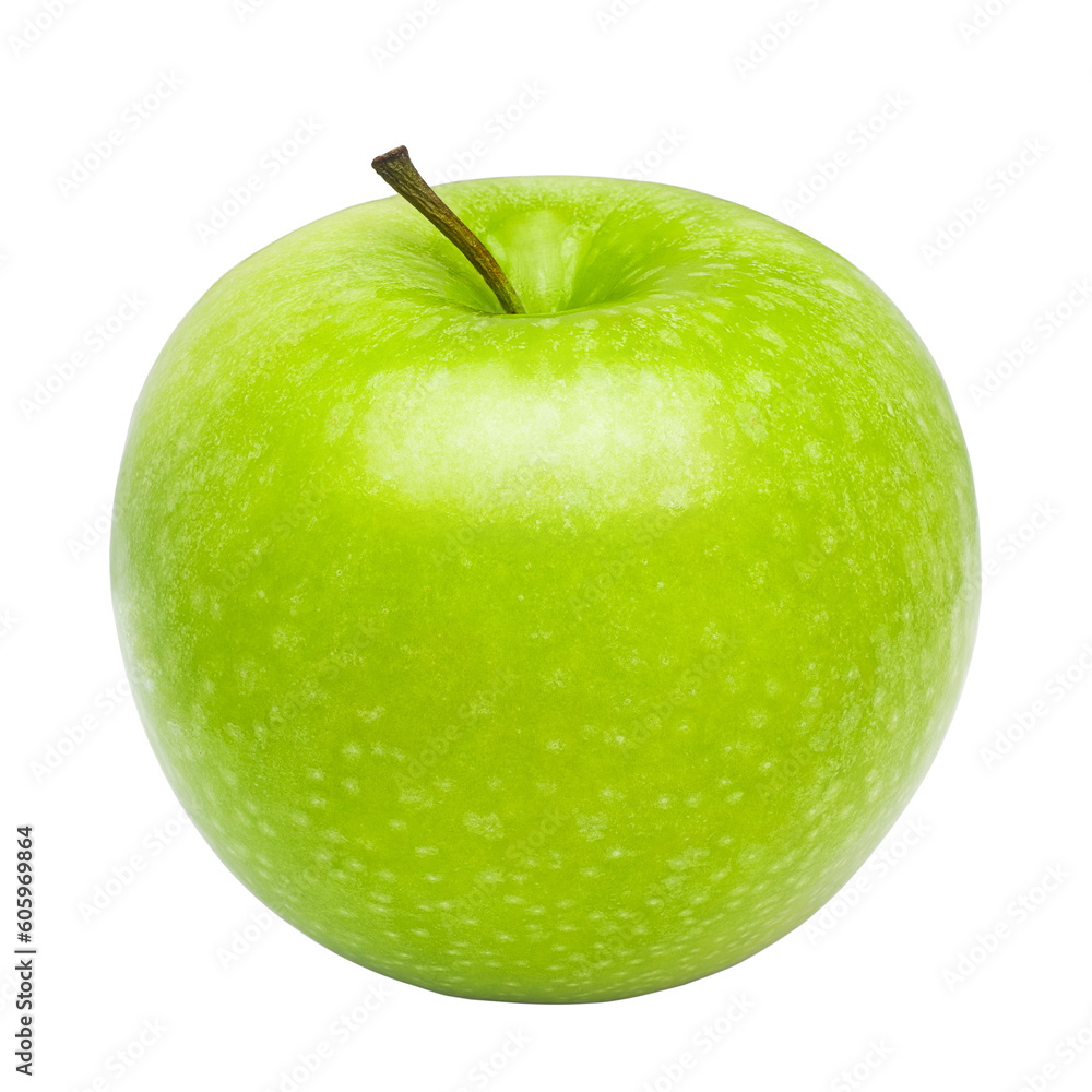 Apple isolated on white background, full depth of field Apple isolated on white background, full depth of field