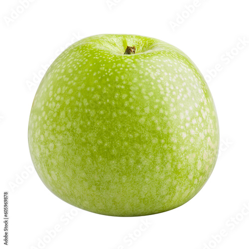 Apple isolated on white background, full depth of field