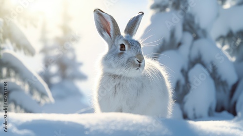 Snowshoe Hare © Andrus Ciprian