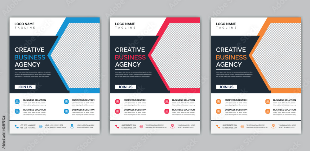 Creative business agency flyer template design . marketing, business proposal, promotion, advertise, publication, cover page. marketing social media post template. Creative business agency flyer template design . marketing, business proposal, promotion, advertise, publication, cover page. marketing social media post template.