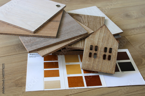 Cuadro en lienzo Nuancier bois, choix des matériaux pour aménager sa maison,  plancher, parquet, choisir la couleur de son bois, décoration intérieure de la maison