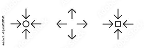 Scaling, resize vector line editable icons