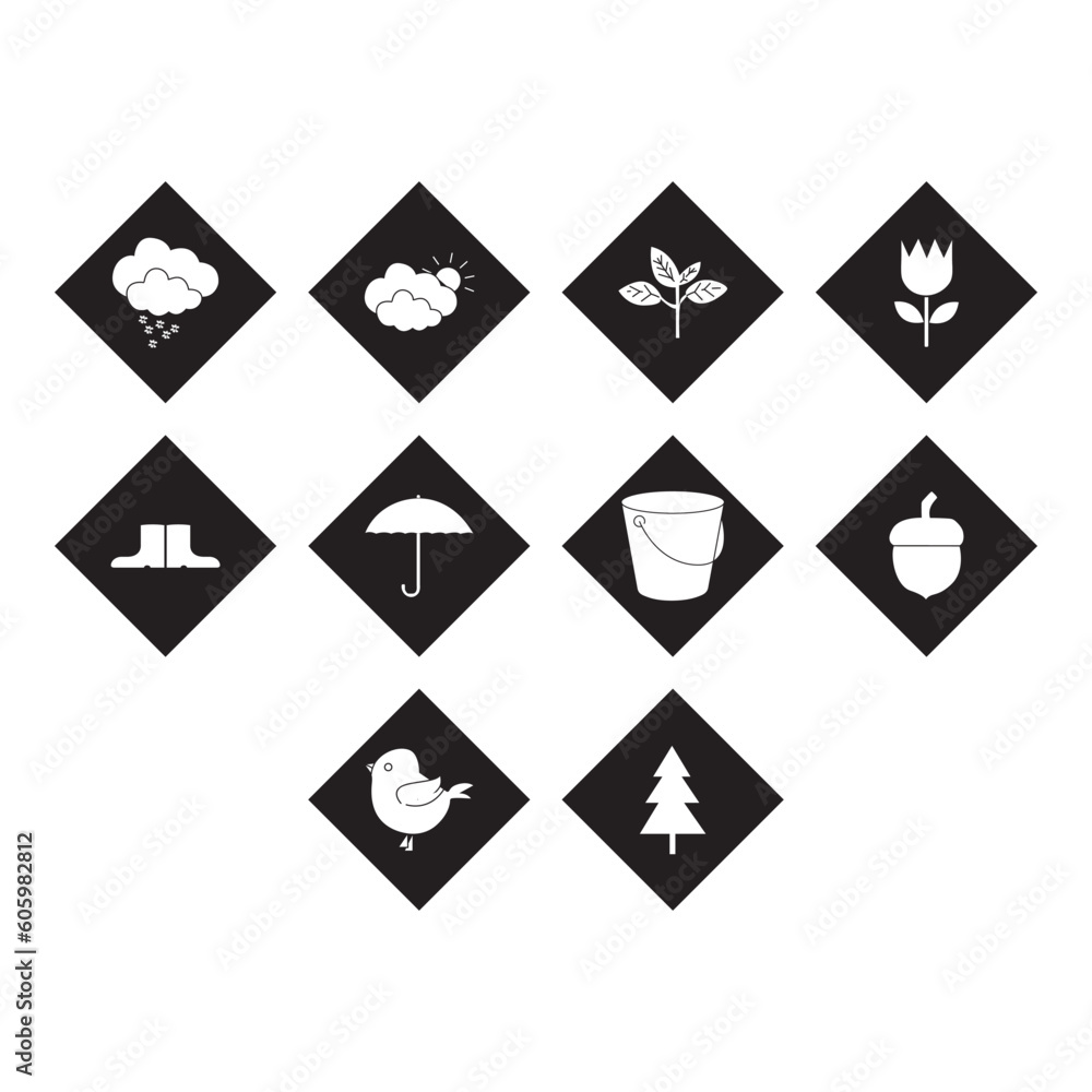 spring season clip art set spring season clip art set