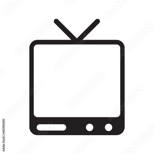 television icon vector