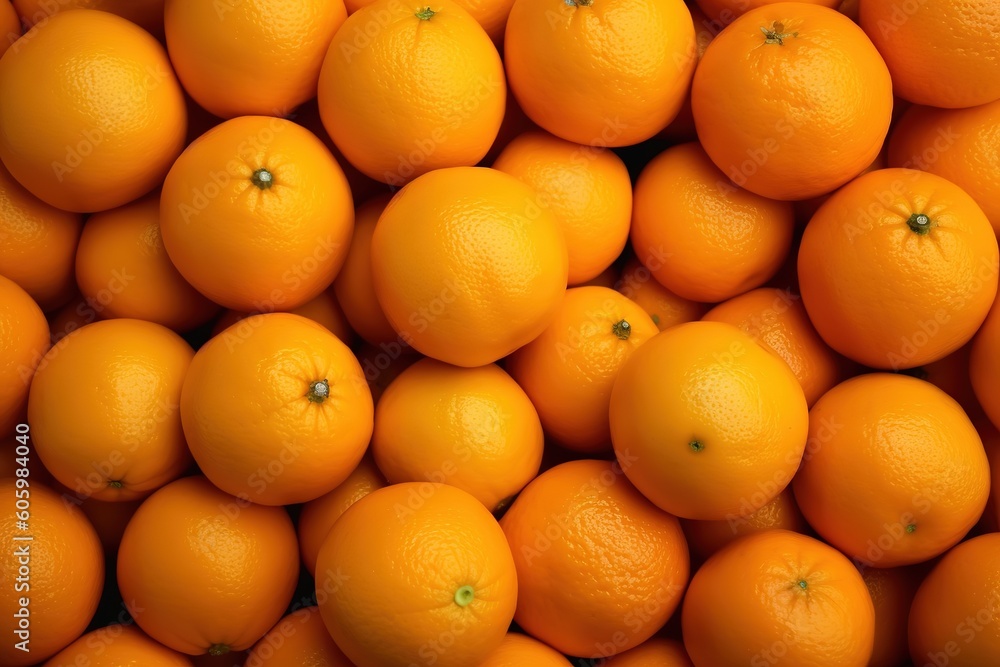 Fresh Orange Fruits as Background Top View Fresh Orange Fruits as Background Top View