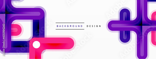 Minimal geometric background cross line. Design for wallpaper, banner, background, landing page, wall art, invitation, prints, posters