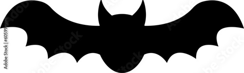 halloween decoration bat flying black horror silhouette background