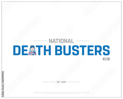 National Death Busters Day, Death Busters Day, Death Busters, Seat Belt, 26th may, Concept, Editable, Typographic Design, typography, Vector, Eps, Template, Icon, driver safety measures, Awareness