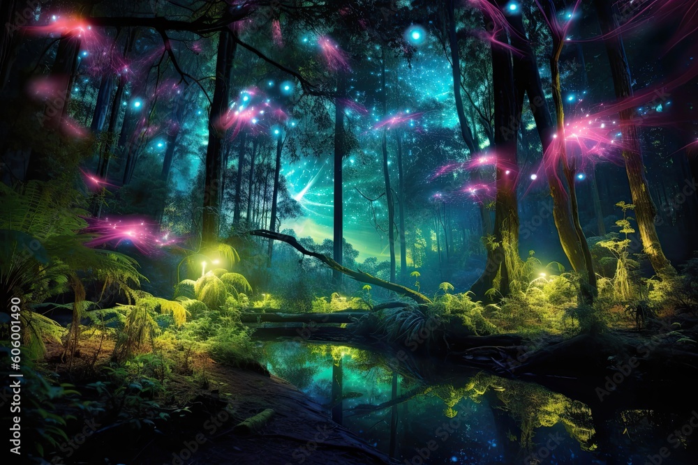 Bioluminescent Eden: Revel in the Enchantment of the Glowing Woods