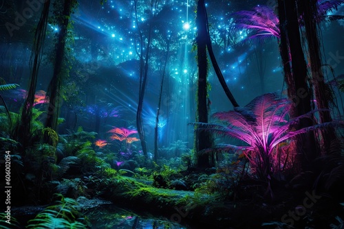 Journey to Radiant Bliss  Unraveling the Bioluminescent Forest s Beauty