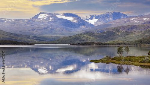 Lake Lemon in the Jotunheimen National Park, Norway