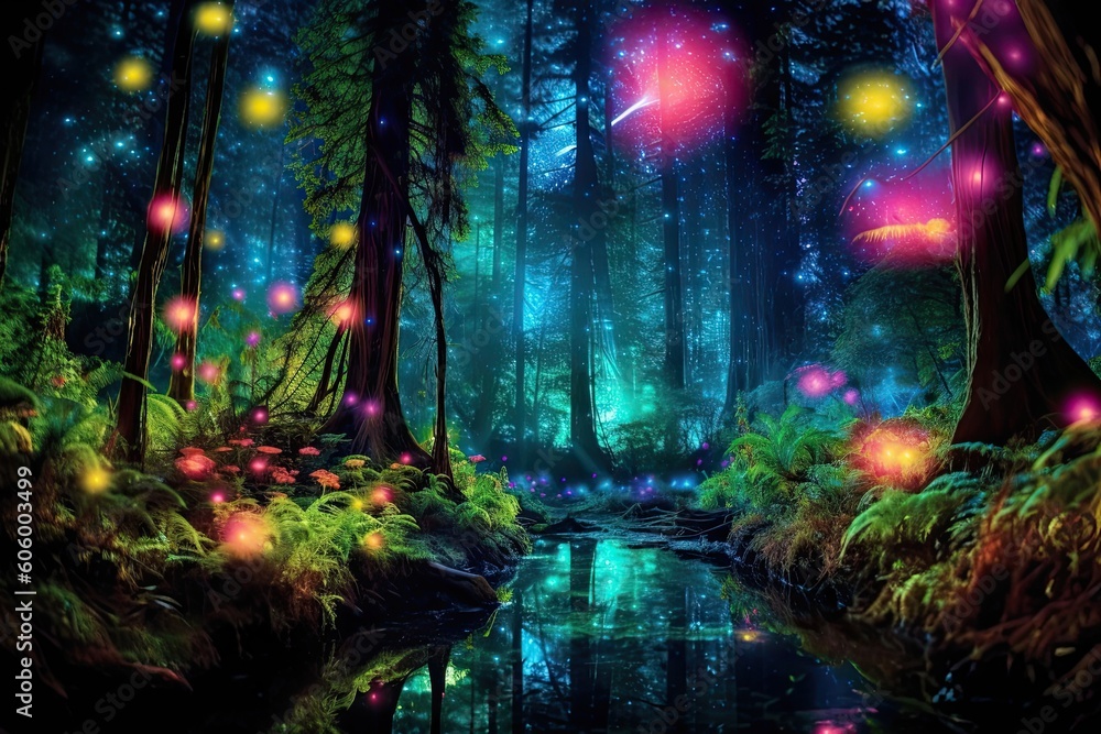 Luminary Symphony: Unveiling the Bioluminescent Forest's Hidden Melody
