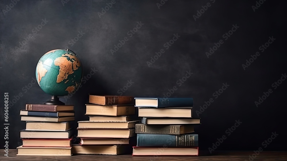 Side View background design of World book day banner Side View background design of World book day banner