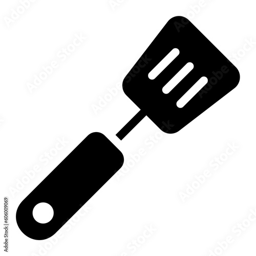 spatula glyph icon