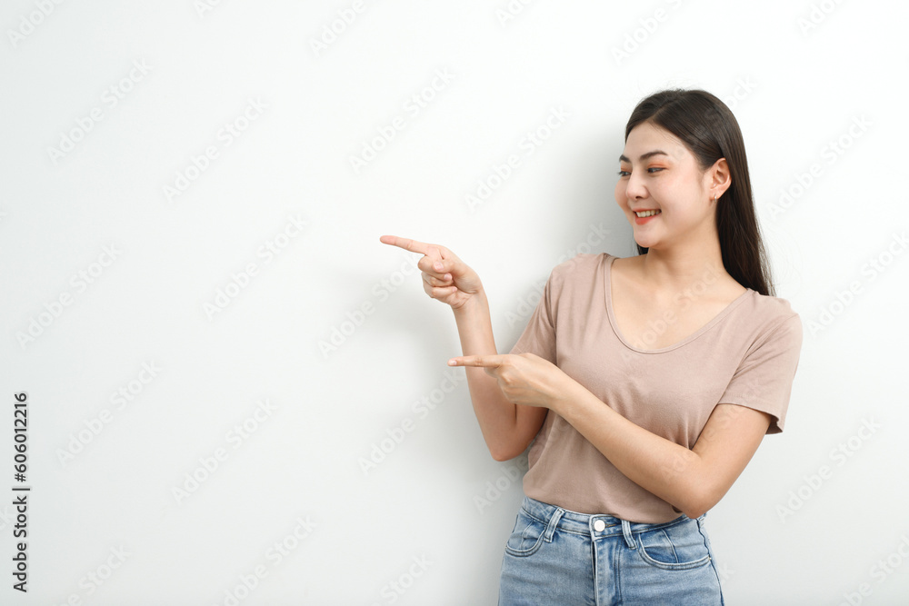 Asian woman is emotional happy and excited to receive the prize Asian woman is emotional happy and excited to receive the prize