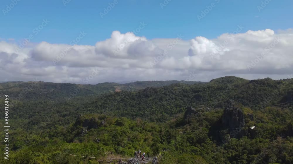 Vast forest and mountain landscape at Masungi Georeserve, Rizal, Philippines Vast forest and mountain landscape at Masungi Georeserve, Rizal, Philippines