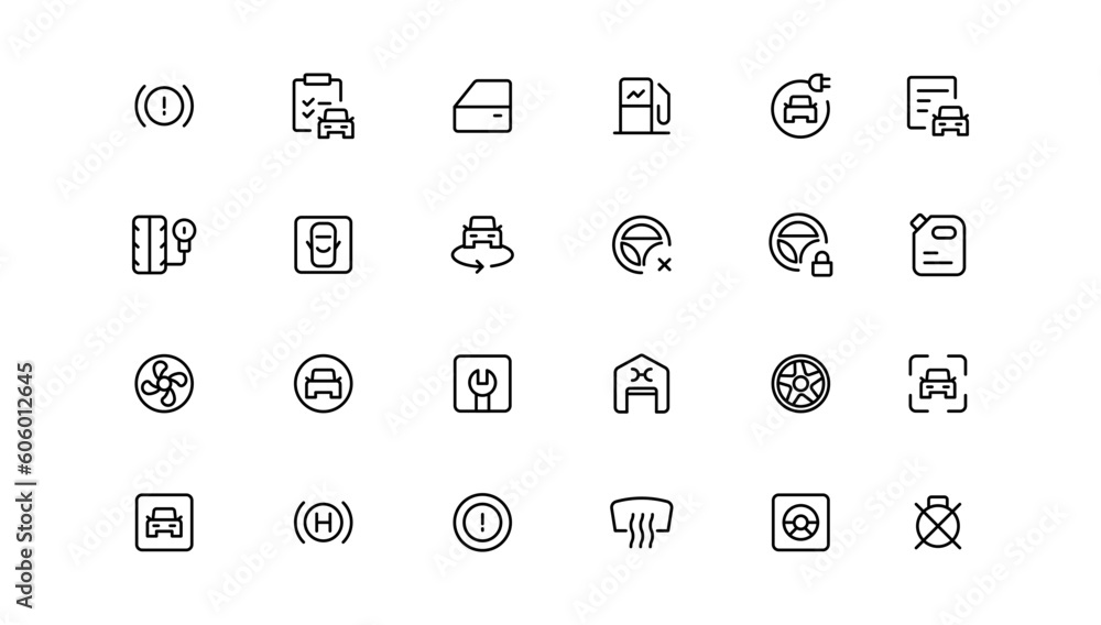 Auto service, car repair icon set. Car service and garage. repair, maintenance, inspection, parts, units, elements. Auto service, car repair icon set. Car service and garage. repair, maintenance, inspection, parts, units, elements.