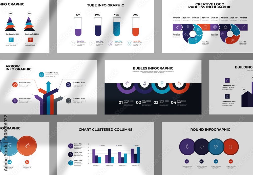 Infographic Presentation Template Stock Template | Adobe Stock
