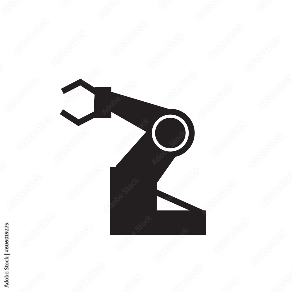 Indusrty Machine Robot Icon Indusrty Machine Robot Icon