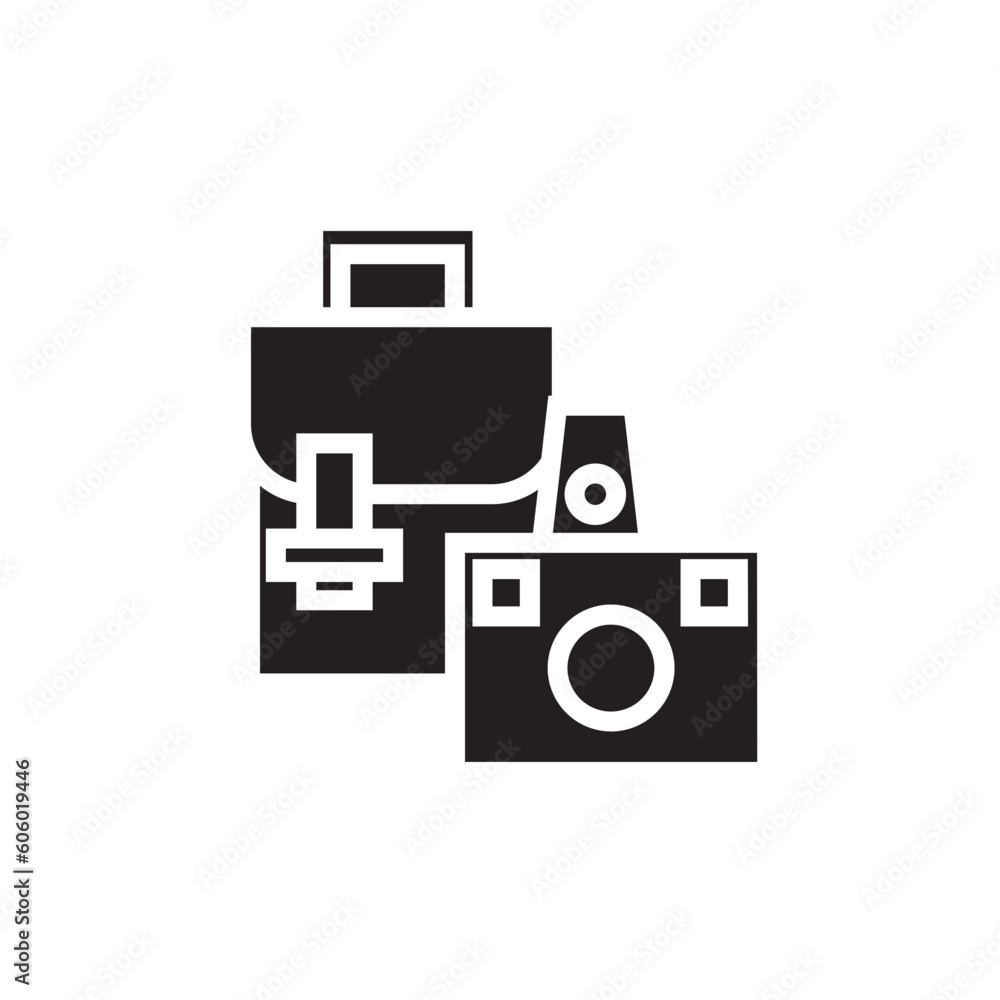 Bag Food Camera Icon Bag Food Camera Icon
