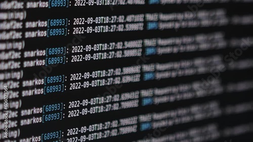 the cryptocurrency node is synchronized with the blockchain. synchronization process.