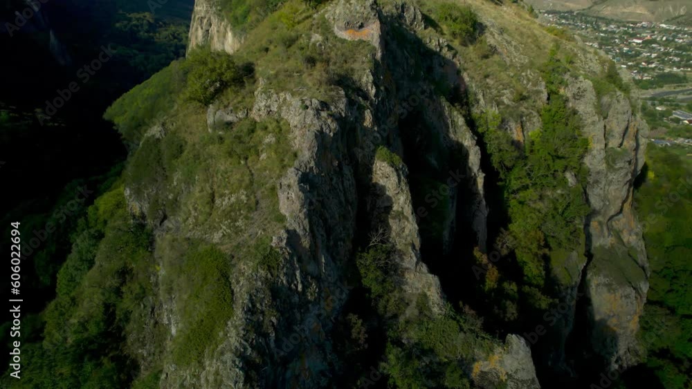 Beautiful aerial view of high cliffs in the Caucasus mountains. Landscape and nature of the North Caucasus
Beautiful aerial view of high cliffs in the Caucasus mountains. Landscape and nature of the North Caucasus