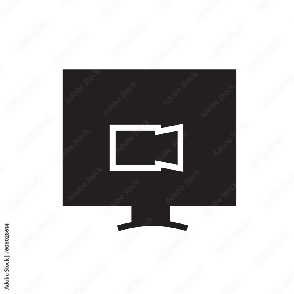 Camera Monitor Video Icon Camera Monitor Video Icon