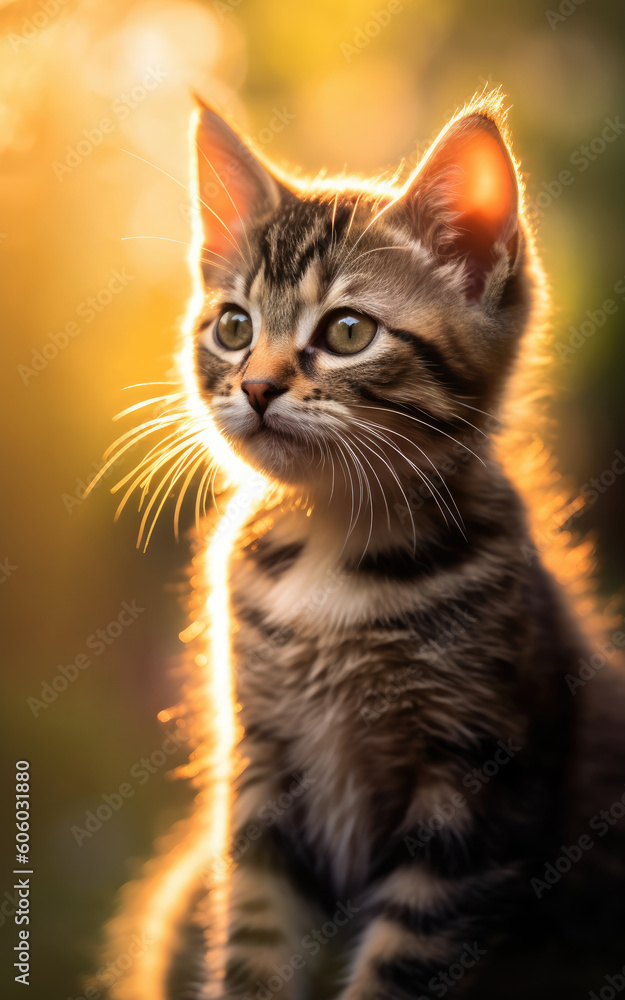 Cats, backgrounds, wallpaper, digital illustrations, AI generated