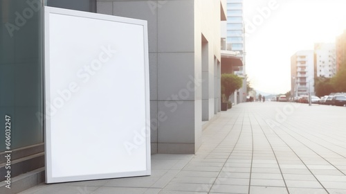 blank poster mock up 