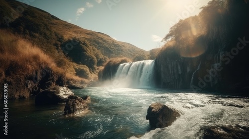 Epic view of waterfall © ZEKINDIGITAL