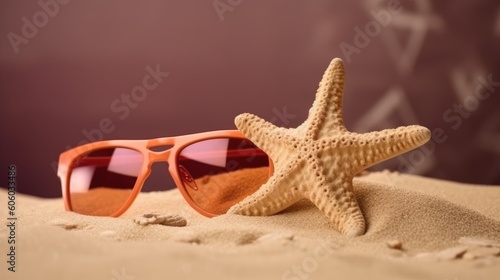 Sunglasses in sand of the beach © ZEKINDIGITAL