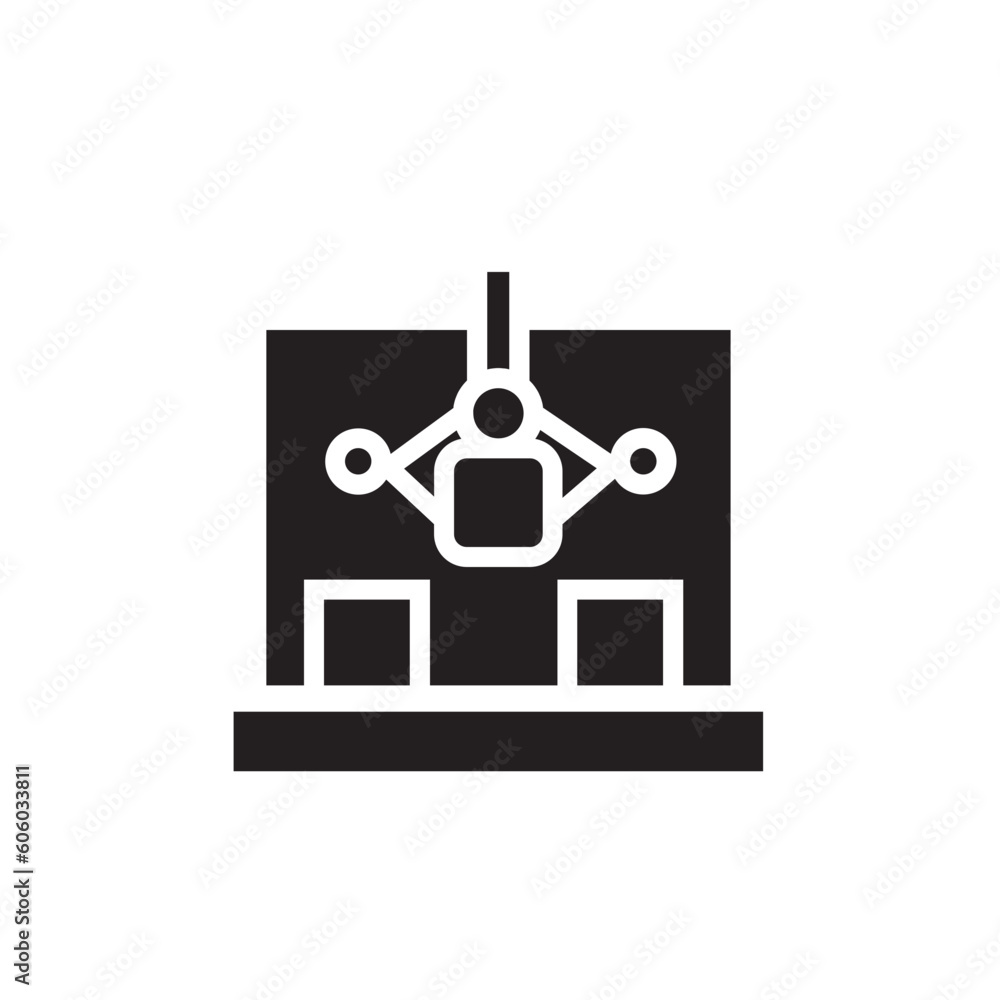 Conveyor Engineer Factory Icon Conveyor Engineer Factory Icon