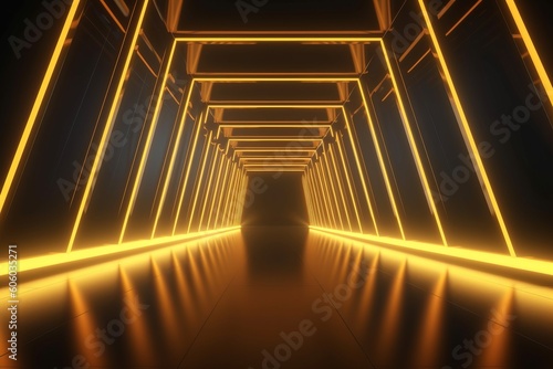 Vector Illustration of Futuristic Point Wave with Abstract Digital Particles for Technology Background  Generative AI.