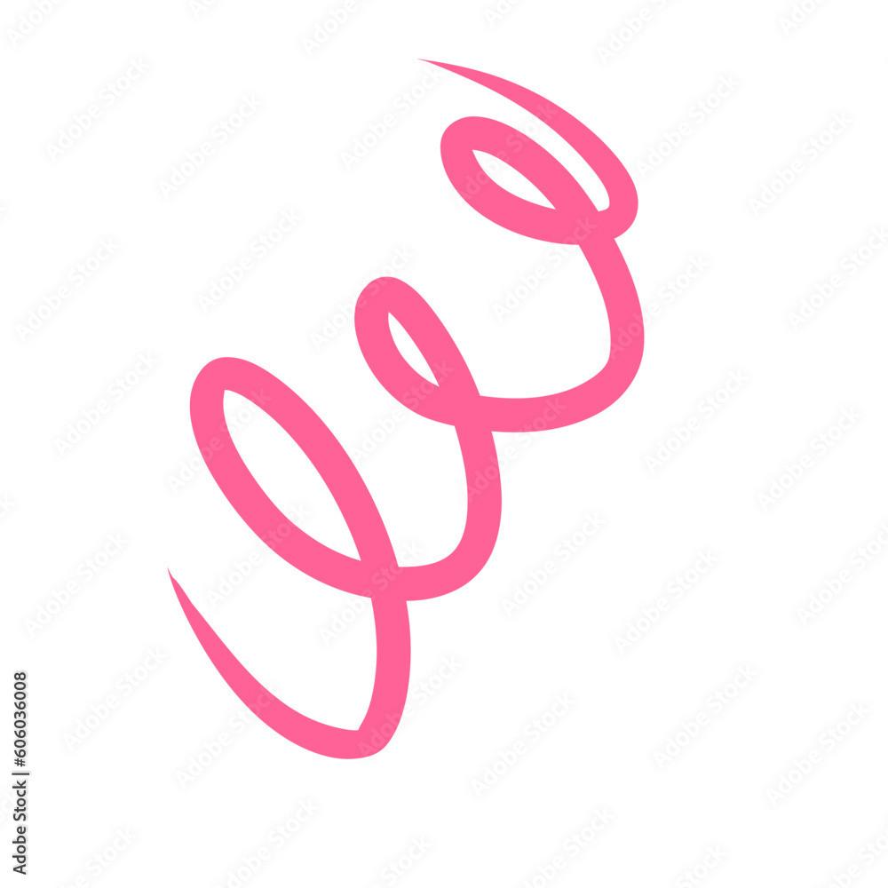 Doodle line spiral Doodle line spiral