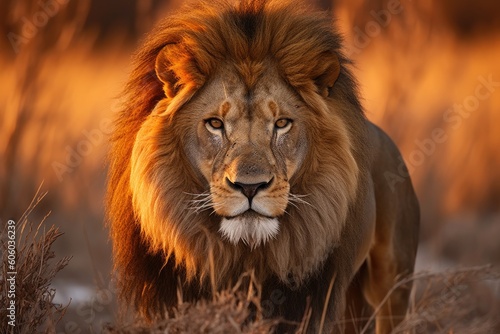 Monarch of the Wild  Mesmerizing Lion Snapshot