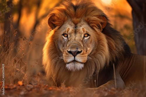 Commanding Presence: A Lion's Domain © Matthew